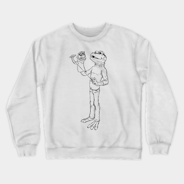 The Puppeteer Crewneck Sweatshirt by AJIllustrates